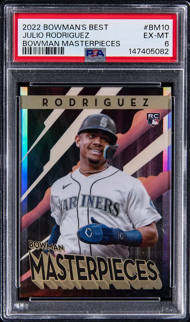 2022 Bowman's Best Julio Rodriguez Bowman Masterpieces #BM-10 card image