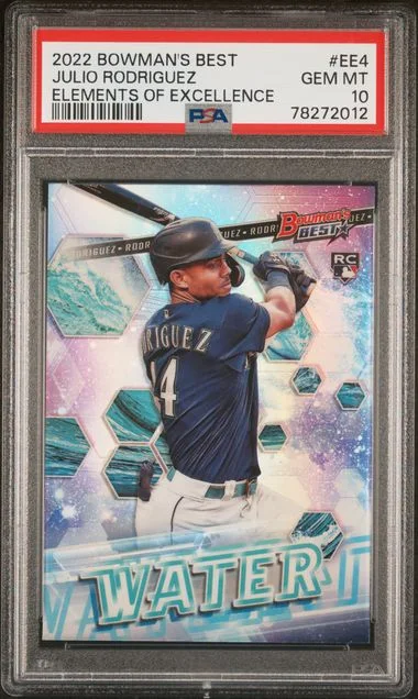 2022 Bowman's Best Julio Rodriguez Elements Of Excellence #EE4 card image