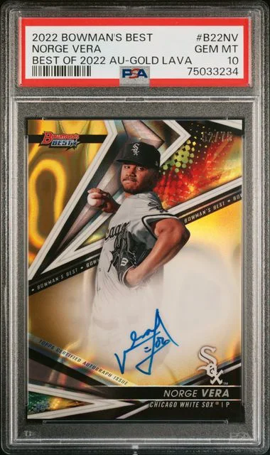 2022 Bowman's Best Norge Vera Best Of 2022 Autographs #B22NV card image