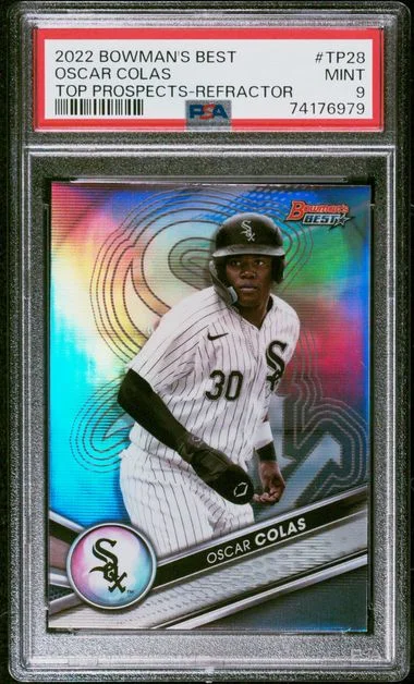 2022 Bowman's Best Oscar Colas Top Prospects #TP28 card image