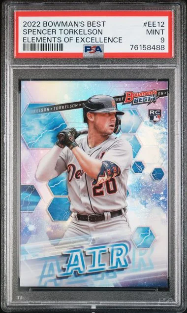 2022 Bowman's Best Spencer Torkelson Elements Of Excellence #EE-12 card image