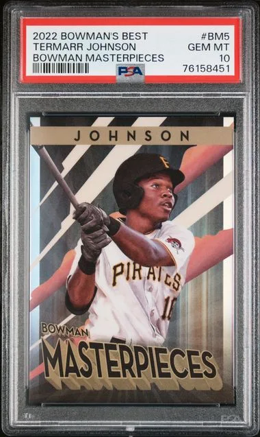 2022 Bowman's Best Termarr Johnson Bowman Masterpieces #BM-5 card image