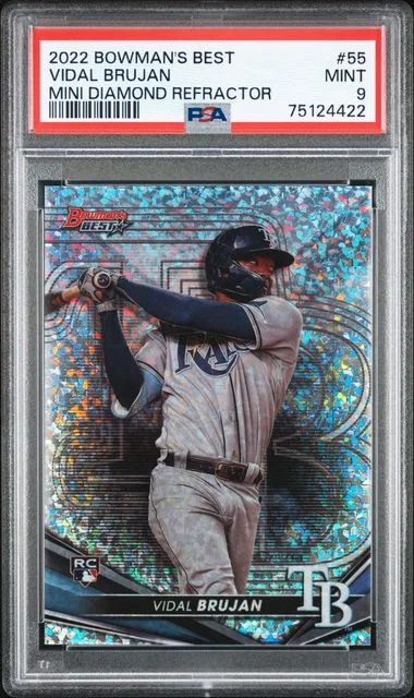 2022 Bowman's Best Vidal Brujan Atomic Refractor #55 card image