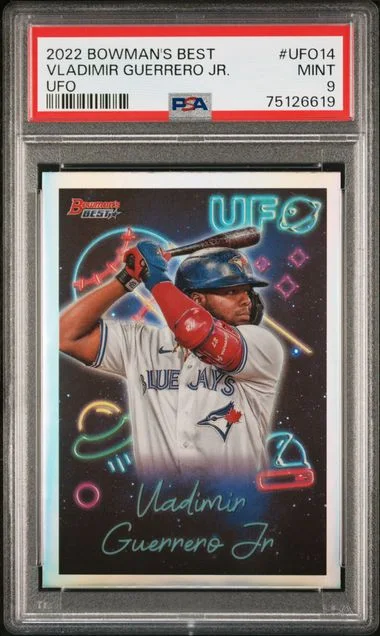 2022 Bowman's Best Vladimir Guerrero Jr. Bowman Ufo #Ufo14 card image
