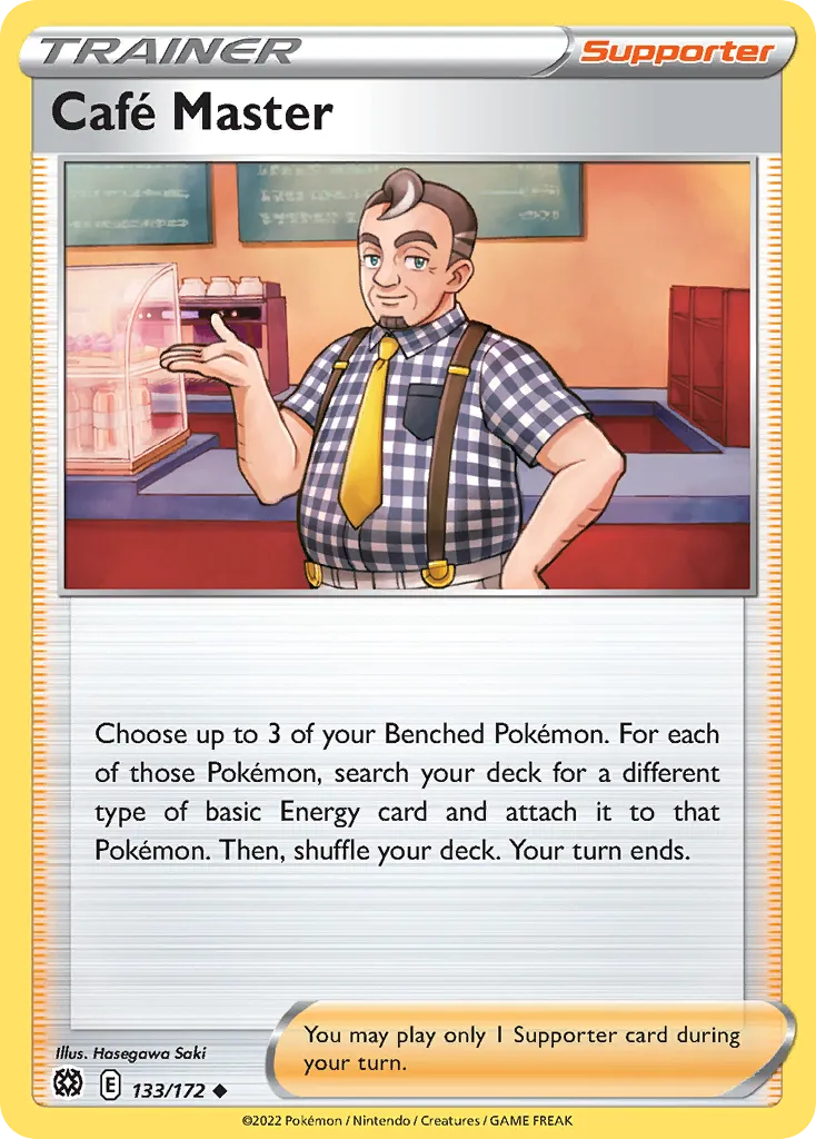 2022 Brilliant Stars Café Master Uncommon #133/172 Uncommon card image