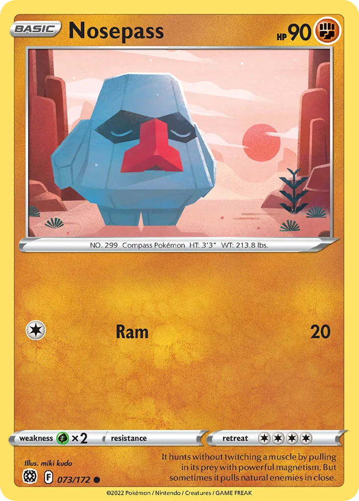 2022 Brilliant Stars Nosepass #073/172 Common card image