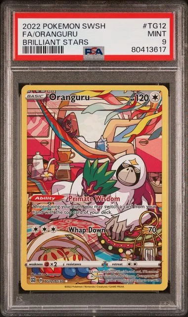 2022 Brilliant Stars Oranguru #TG12 Unlisted card image