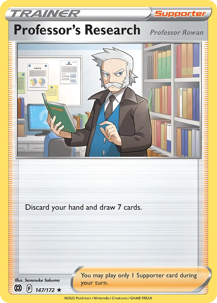 2022 Brilliant Stars Professor's Research Rare Holo #147/172 Rare Holo card image