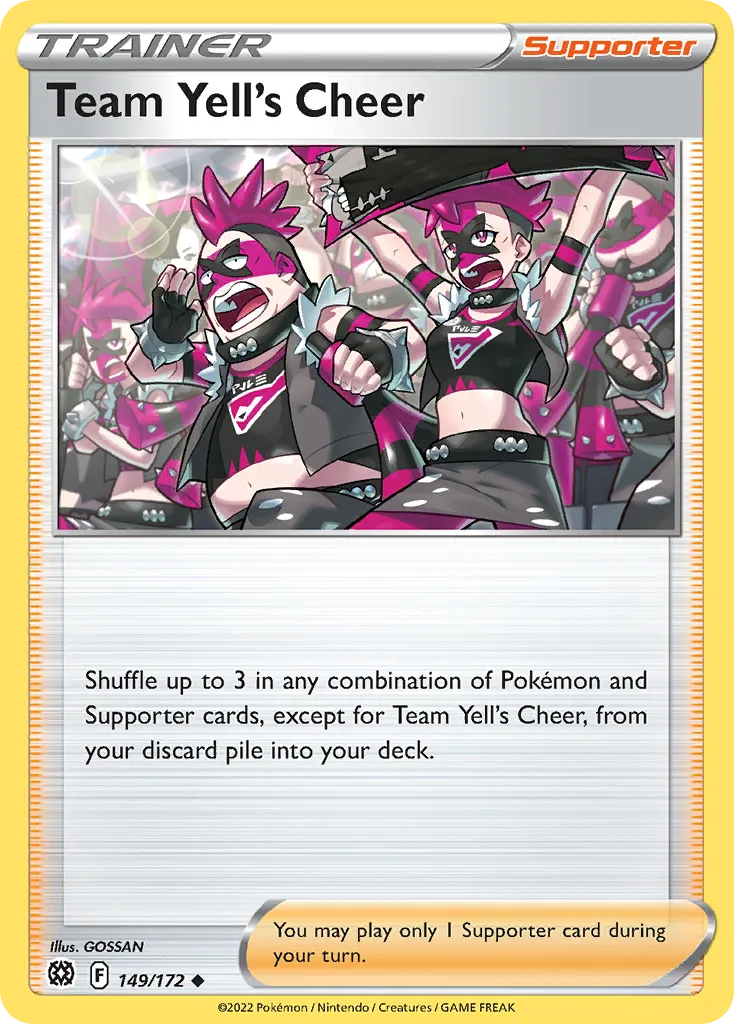 2022 Brilliant Stars Team Yell's Cheer #149/172 Uncommon card image