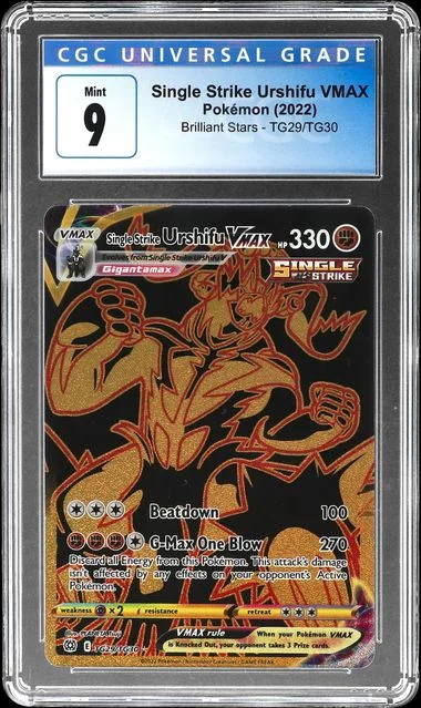 2022 Brilliant Stars Urshifu VMAX #TG29 Unlisted card image