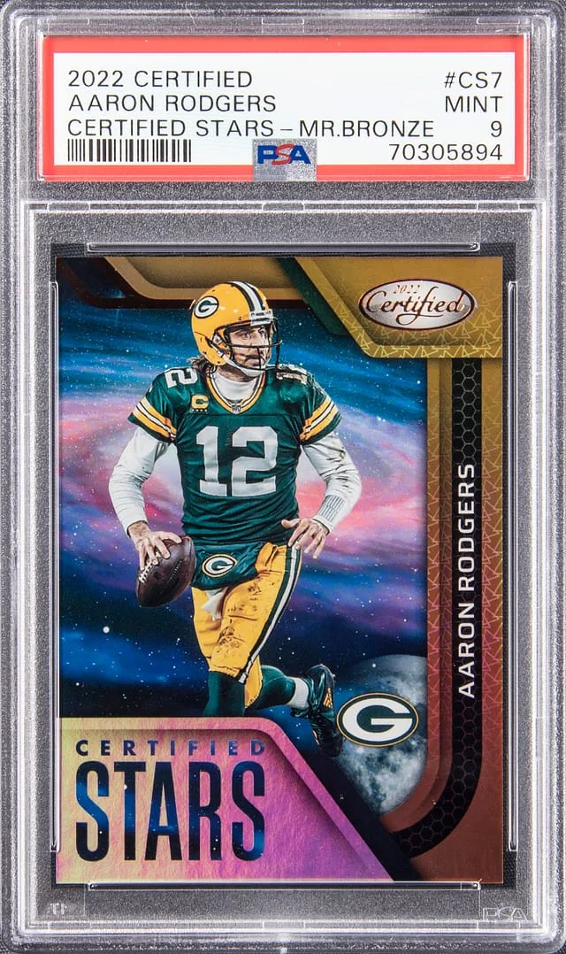 2022 Certified Aaron Rodgers Certified Stars - Mr. Bronze #CS7 card image