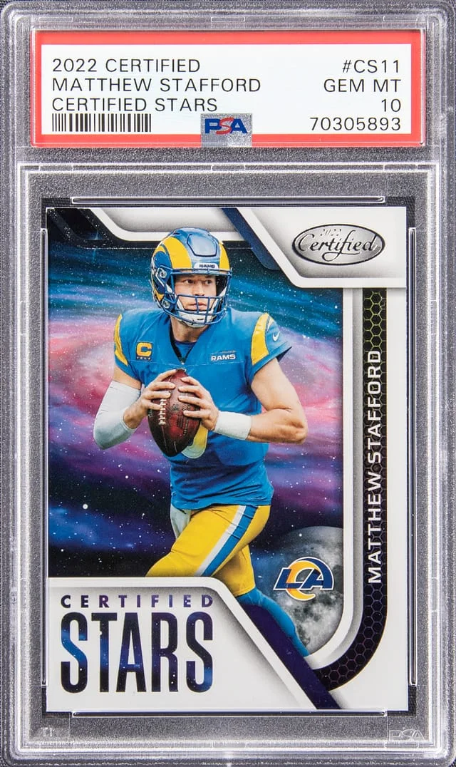 2022 Certified Matthew Stafford Certified Stars #CS11 card image