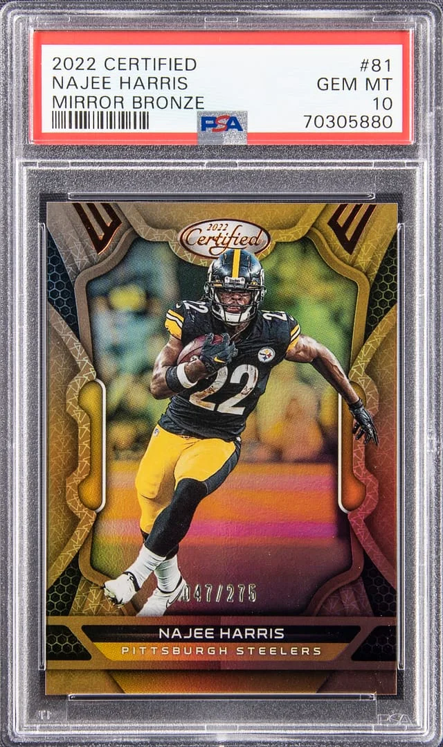 2022 Certified Najee Harris Mirror Bronze #81 card image