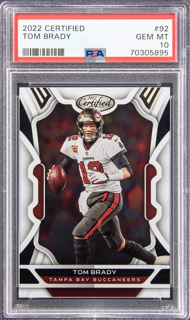 2022 Certified Tom Brady #92 card image
