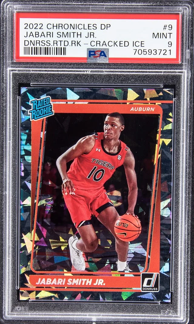 2022 Chronicles Jabari Smith Jr Cracked Ice #9 card image