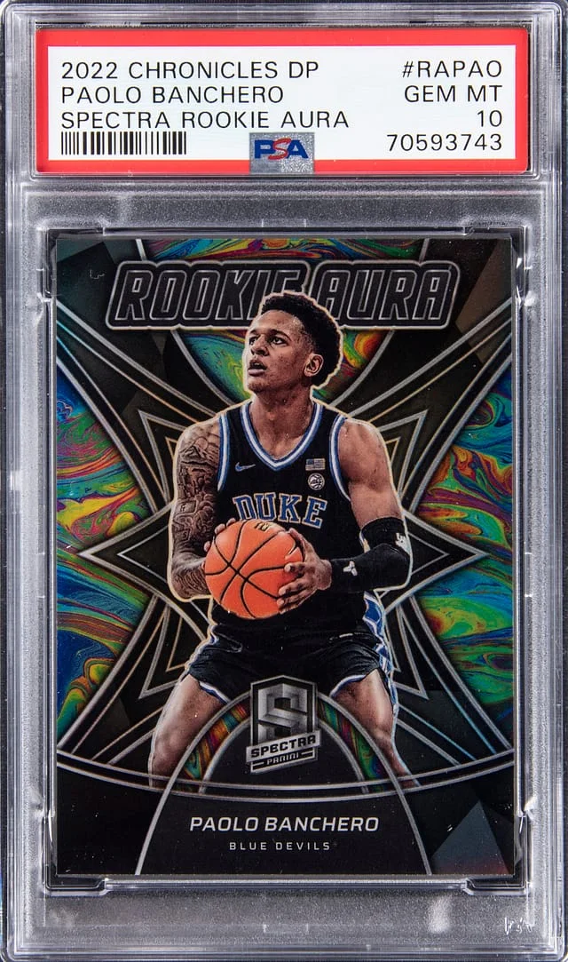 2022 Chronicles Paolo Banchero Spectra Aura #RAPAO card image