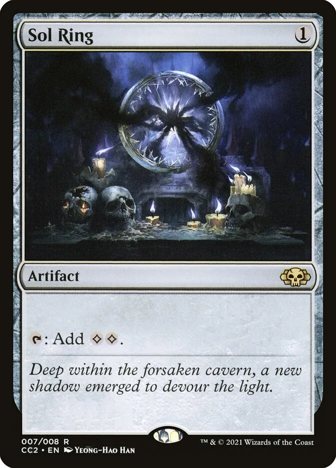 2022 Commander Collection: Black Sol Ring rare #7 unlisted card image