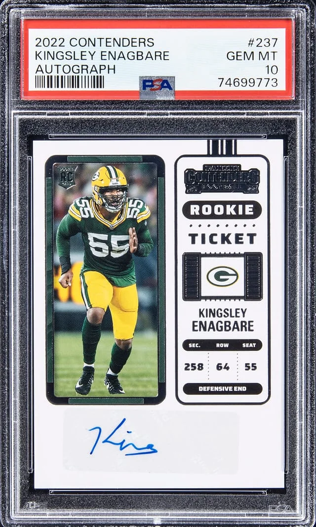 2022 Contenders Kingsley Enagbare Autograph #237 card image
