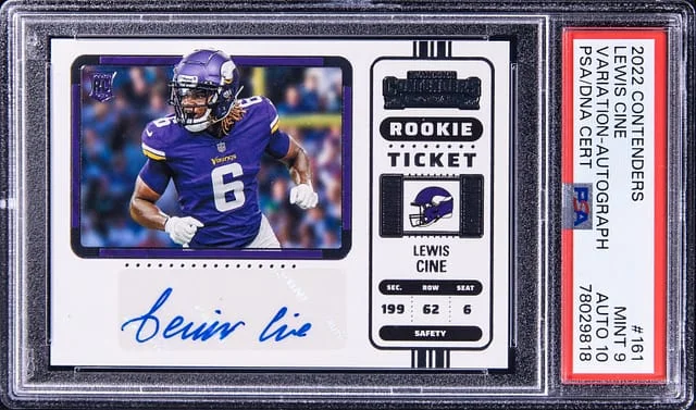 2022 Contenders Lewis Cine Variation-Autograph #161 card image