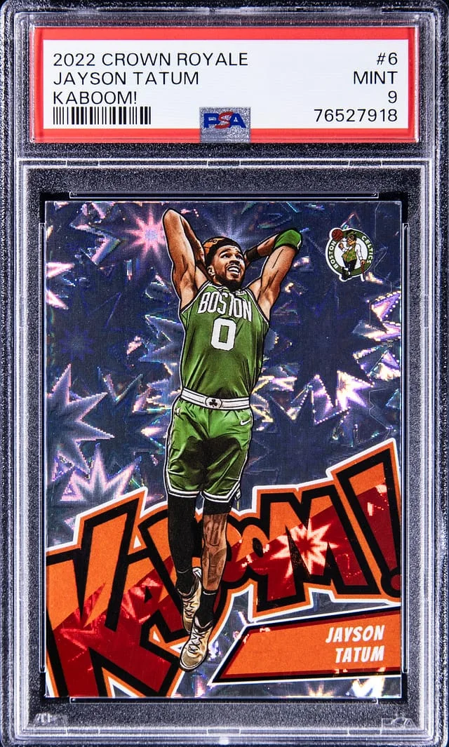2022 Crown Royale Jayson Tatum Kaboom! #6 card image