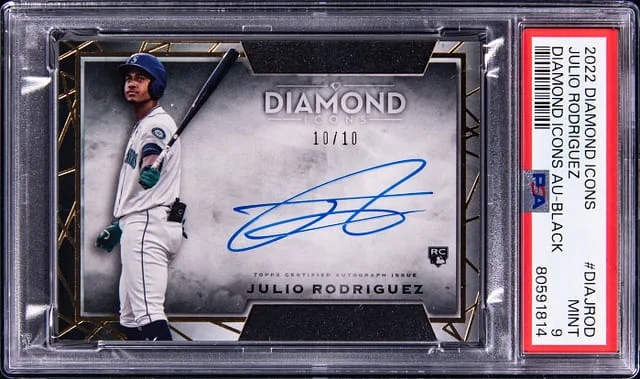 2022 Diamond Icons Signed Julio Rodriguez #DIA-JROD card image
