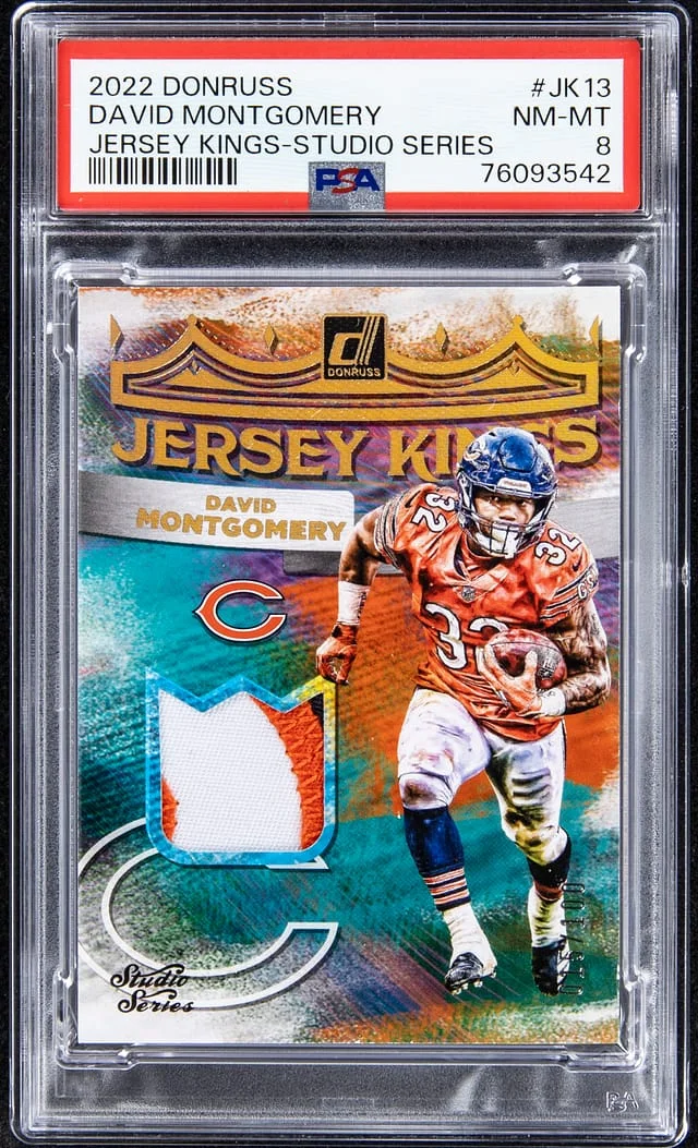 2022 Donruss David Montgomery Jersey Kings - Studio Series #JK13 card image
