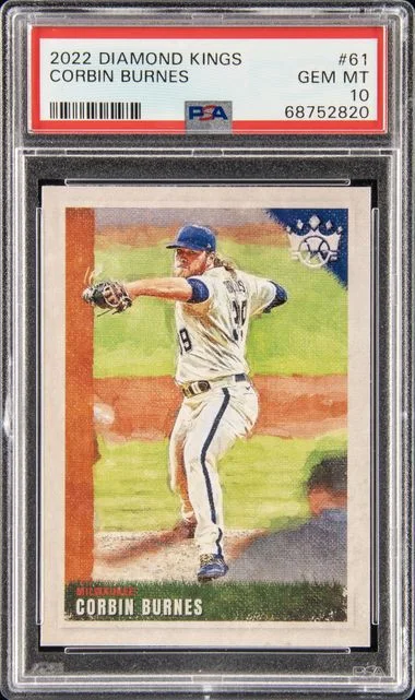 2022 Donruss Diamond Kings Corbin Burnes #61 card image