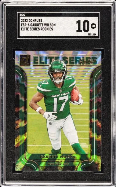 2022 Donruss Elite Series Garrett Wilson Rookies #Esr-6 card image