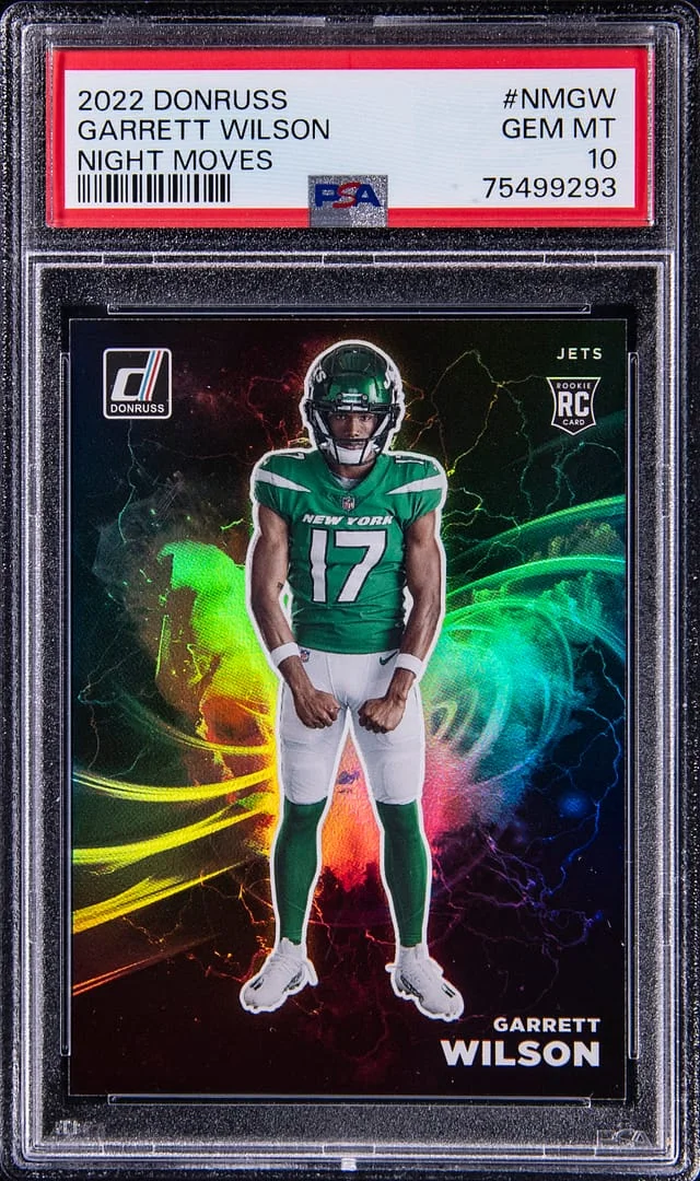 2022 Donruss Garrett Wilson Night Moves #NM-GW card image