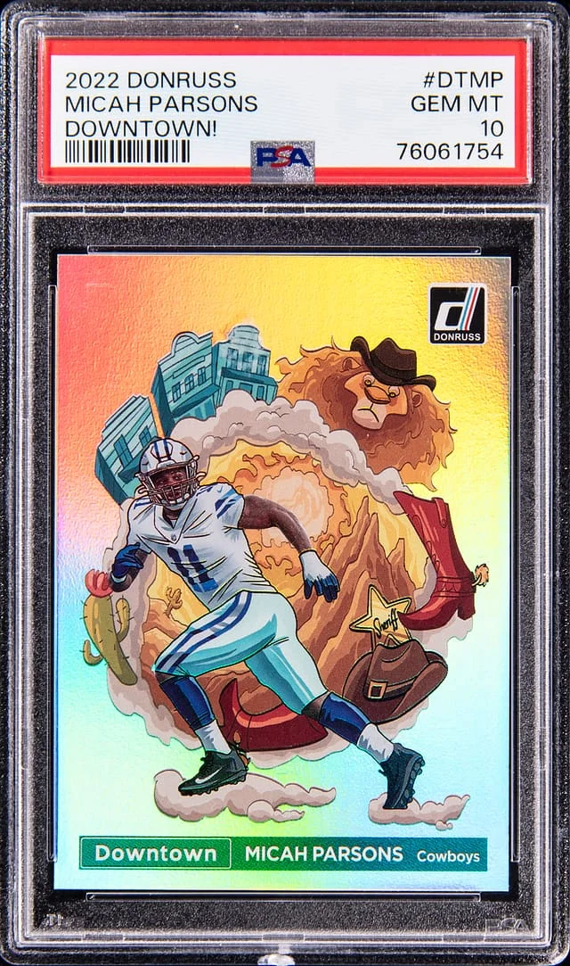 2022 Donruss Micah Parsons Downtown! #DT-MP card image