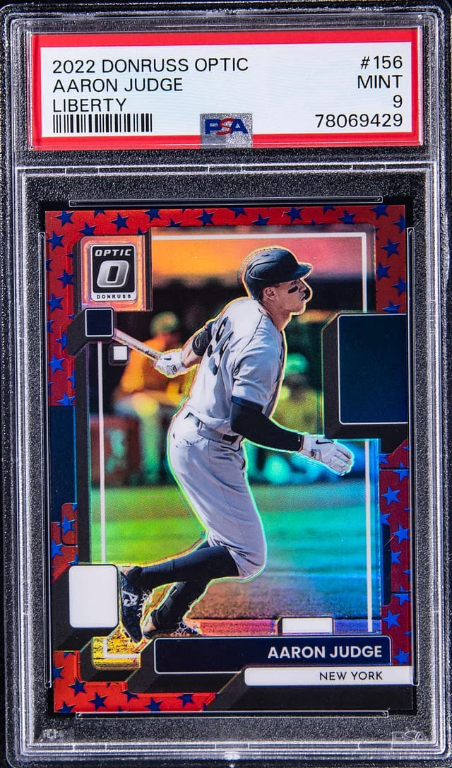 2022 Donruss Optic Aaron Judge Liberty #156 card image
