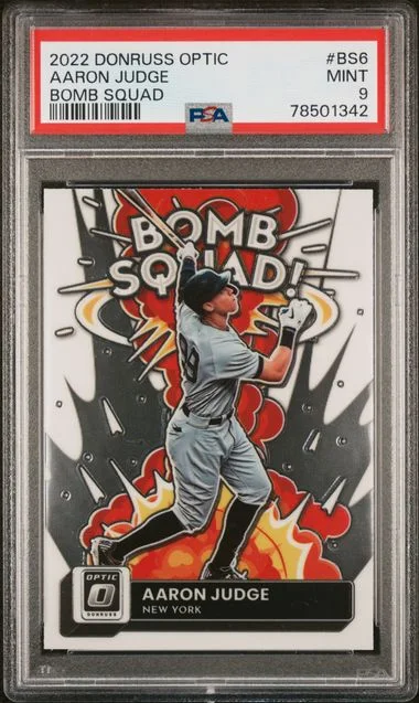 2022 Donruss Optic Aaron Judge Bomb Squad #Bs6 card image