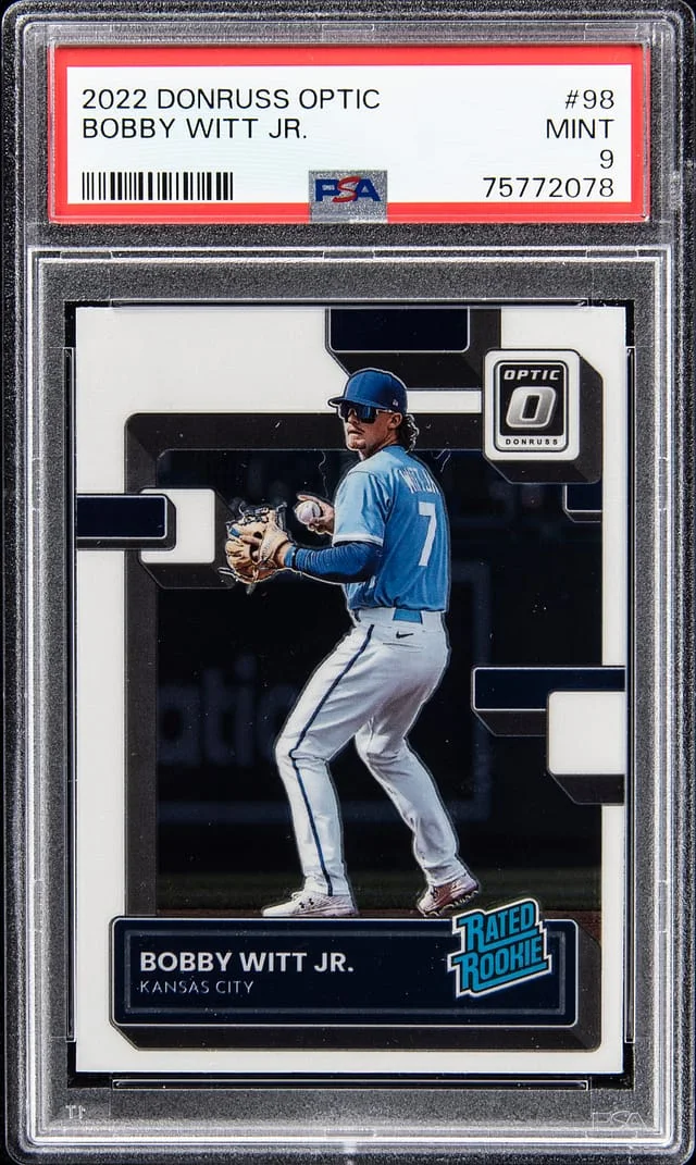 2022 Donruss Optic Bobby Witt Jr. #98 card image