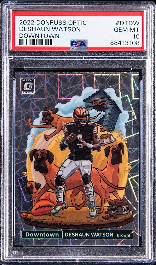 2022 Donruss Optic Deshaun Watson Downtown #DT-DW card image