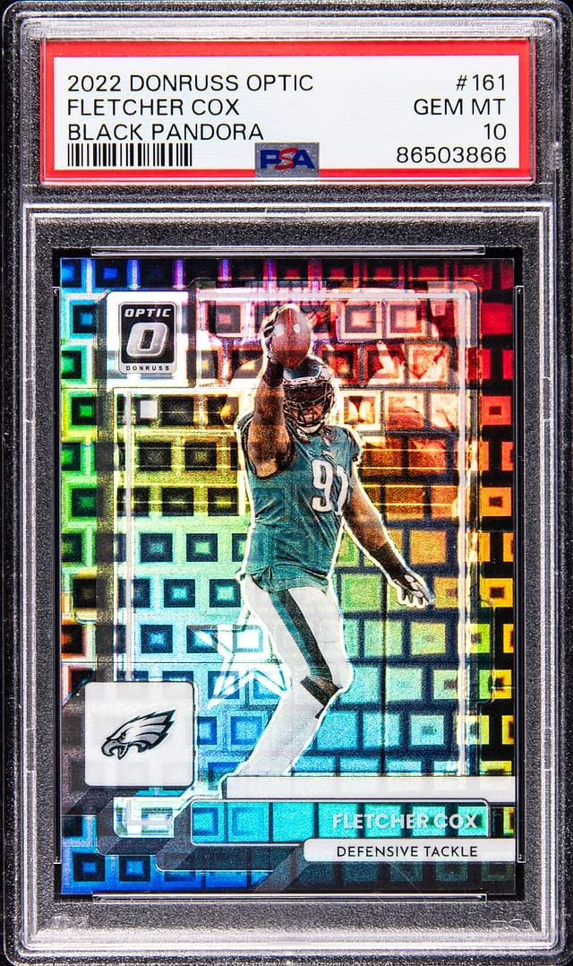 2022 Donruss Optic Fletcher Cox Black Pandora #161 card image