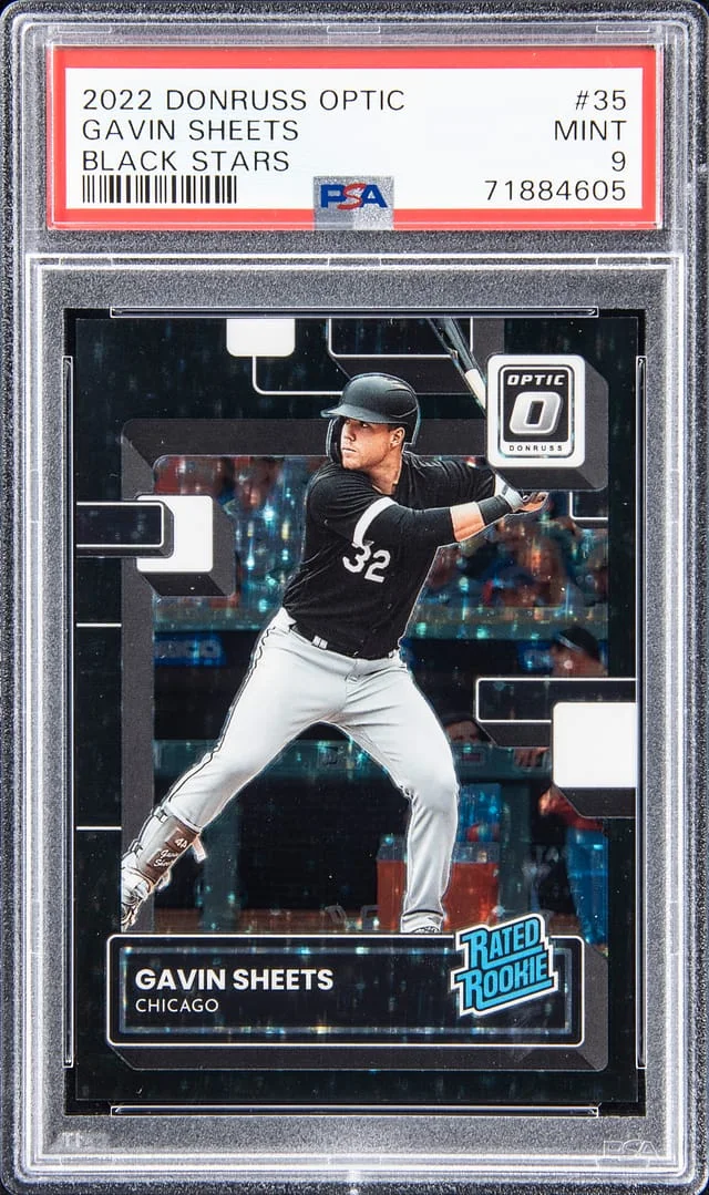 2022 Donruss Optic Gavin Sheets Rated Black Stars #35 card image