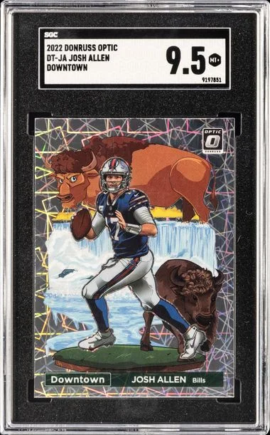 2022 Donruss Optic Josh Allen Downtown #DT-JA card image
