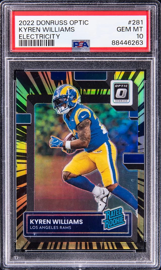 2022 Donruss Optic Kyren Williams Electricity #281 card image