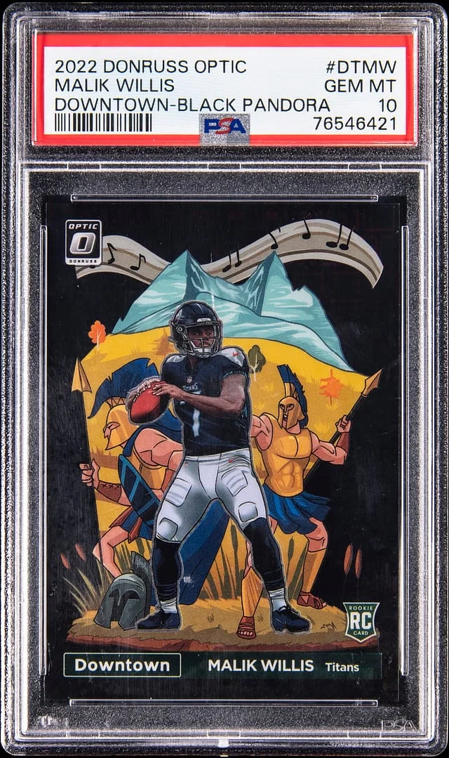 2022 Donruss Optic Malik Willis Downtown Black Pandora #DT-MW card image