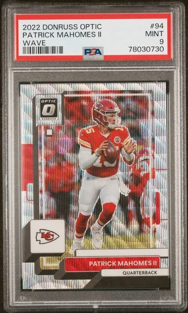2022 Donruss Optic Patrick Mahomes II Wave #94 card image