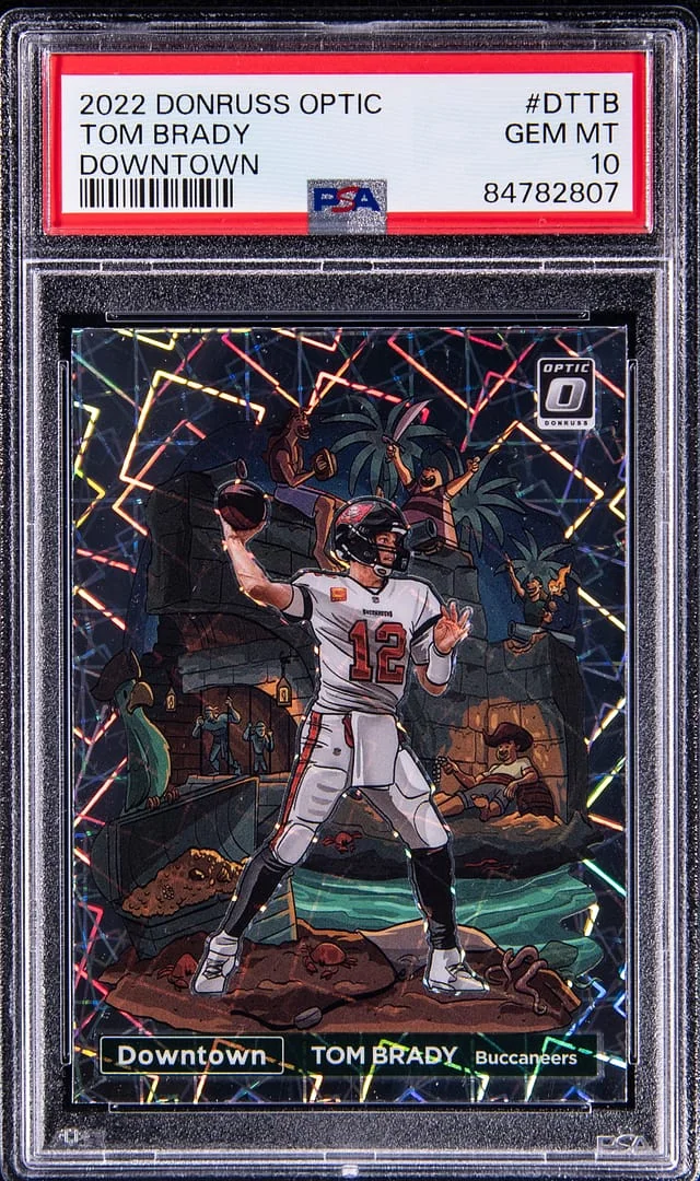 2022 Donruss Optic Tom Brady Downtown #DT-TB card image