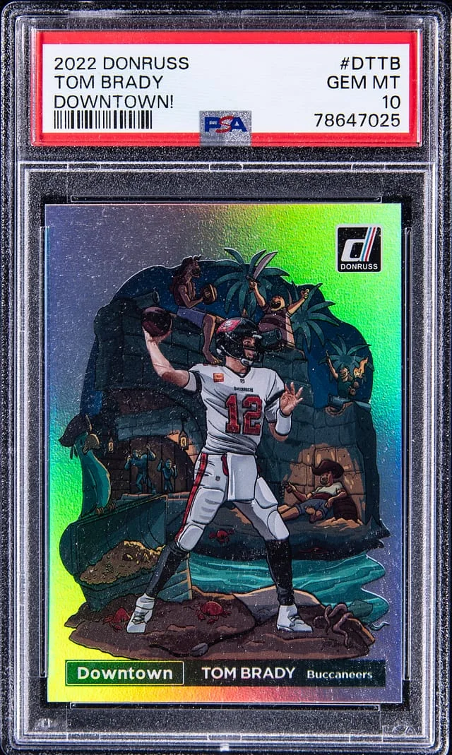 2022 Donruss Tom Brady Downtown #DT-TB card image