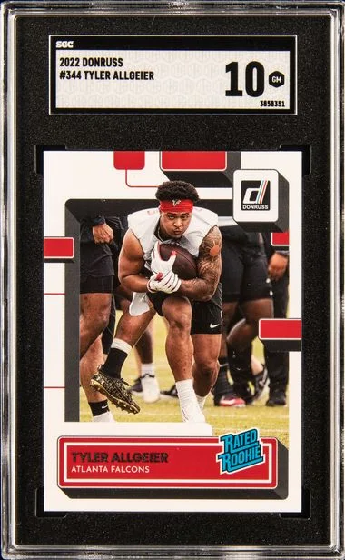 2022 Donruss Tyler Allgeier #344 card image