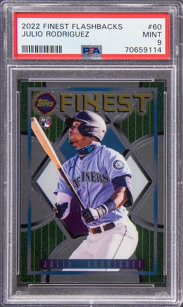 2022 Finest Julio Rodriguez Flashbacks #60 card image
