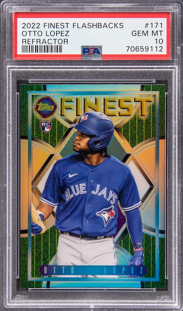 2022 Finest Otto Lopez Flashbacks Refractor #171 card image