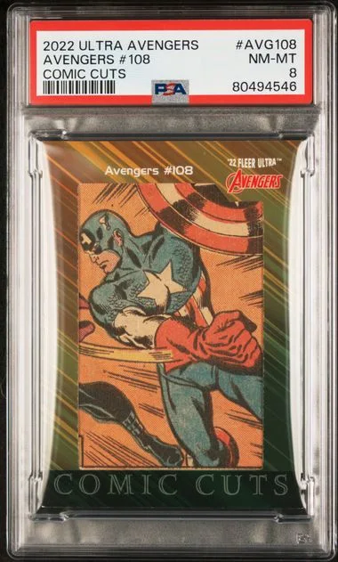 2022 Fleer Ultra Avengers Avengers #108 Comic Clippings Cuts #AVG108 card image