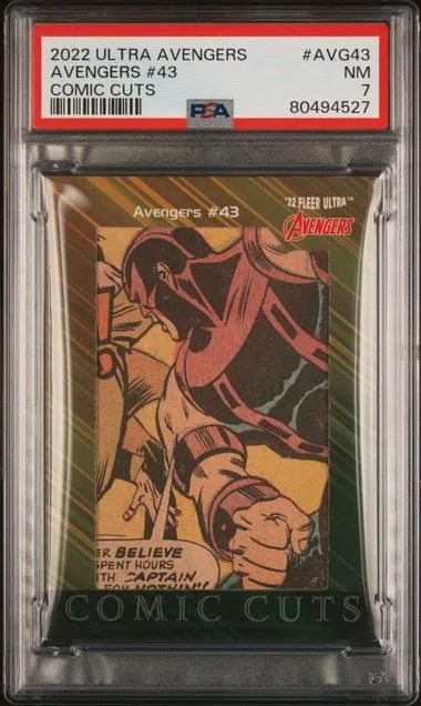 2022 Fleer Ultra Avengers Avengers #43 Comic Clippings Cuts #AVG43 card image