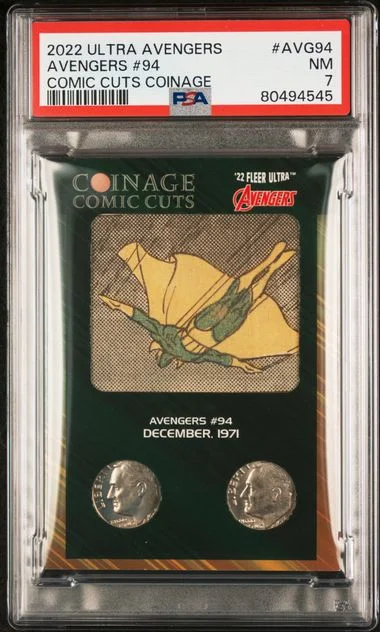 2022 Fleer Ultra Avengers Avengers #94 Comic Clippings Cuts Coinage #AVG94 card image