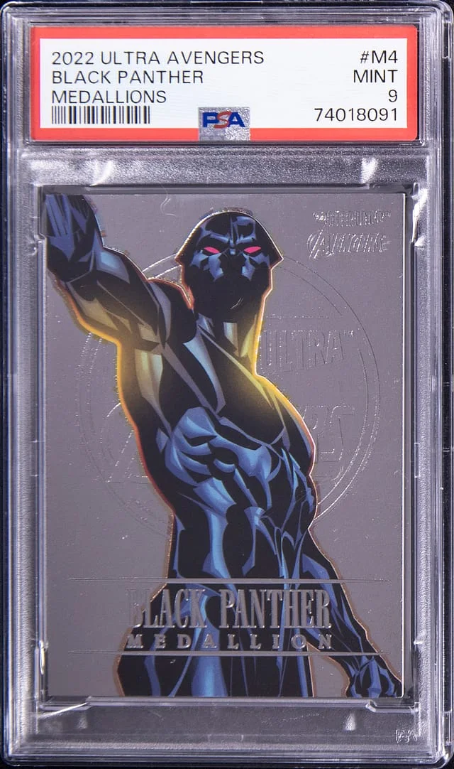 2022 Fleer Ultra Avengers Black Panther Medallions #M4 card image