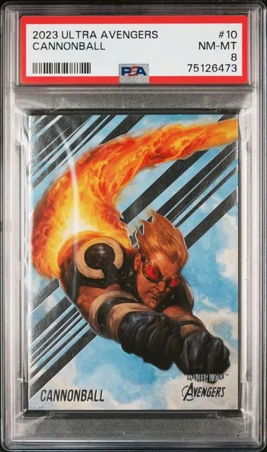 2022 Fleer Ultra Avengers Cannonball #10 card image